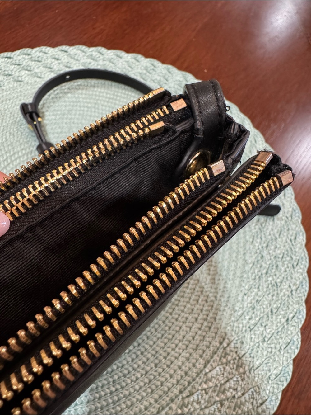 Celine Black Leather Trio Bag - Picture 7 of 8